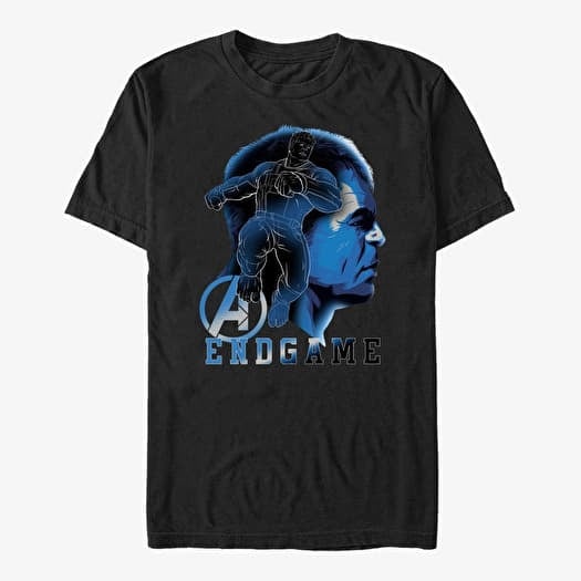 Majica Merch Marvel Avengers: Endgame - Hulk Endgame Silhouette Unisex T-Shirt Black