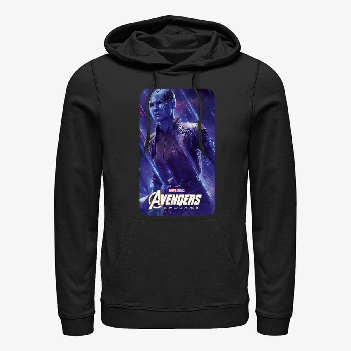 Mikiny Merch Marvel Avengers: Endgame - Space Nebula Unisex Hoodie Black