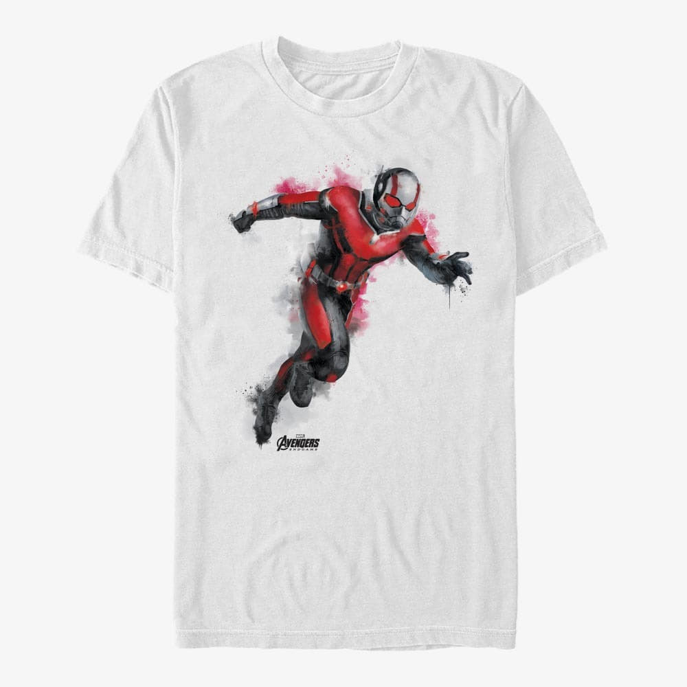 T-Shirts Merch Marvel Avengers: Endgame - Ant Paint Unisex T-Shirt White