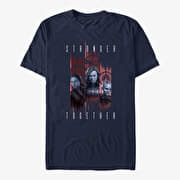 Merch Marvel Avengers: Endgame - Stronger Trio Unisex T-Shirt Navy Blue