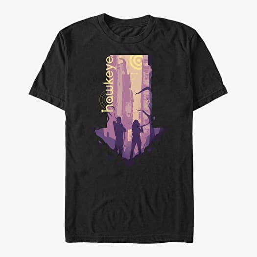 T-shirt Merch Marvel Hawkeye - Colorful Hawkeye Unisex T-Shirt Black