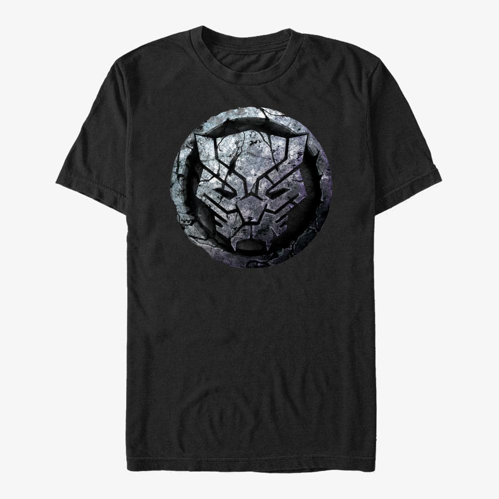 Trička Merch Marvel Avengers Classic - Stone Panther Unisex T-Shirt Black