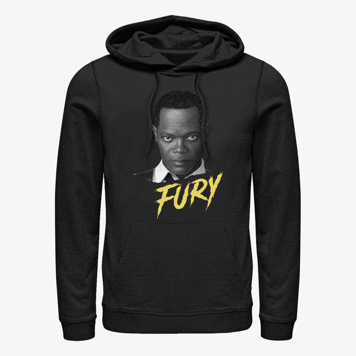 Hoodies Merch Captain Marvel: Movie - Grey Fury Unisex Hoodie Black