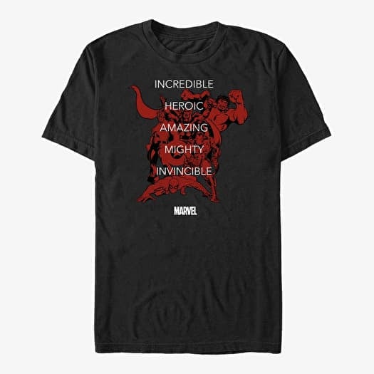 Merch Marvel Avengers Classic - Avengers Tonal Words Unisex T-Shirt Black