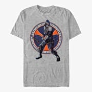 Merch Marvel Black Widow: Movie - TaskMaster Circle Unisex T-Shirt Heather Grey