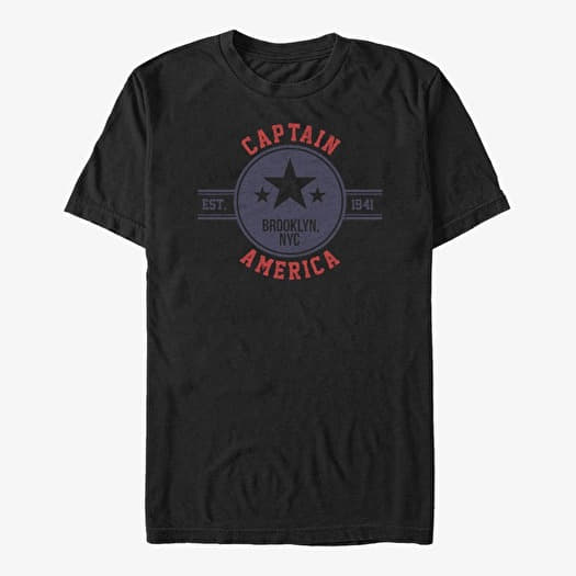 T-shirt Merch Marvel Avengers Classic - Brroklyn Star Unisex T-Shirt Black