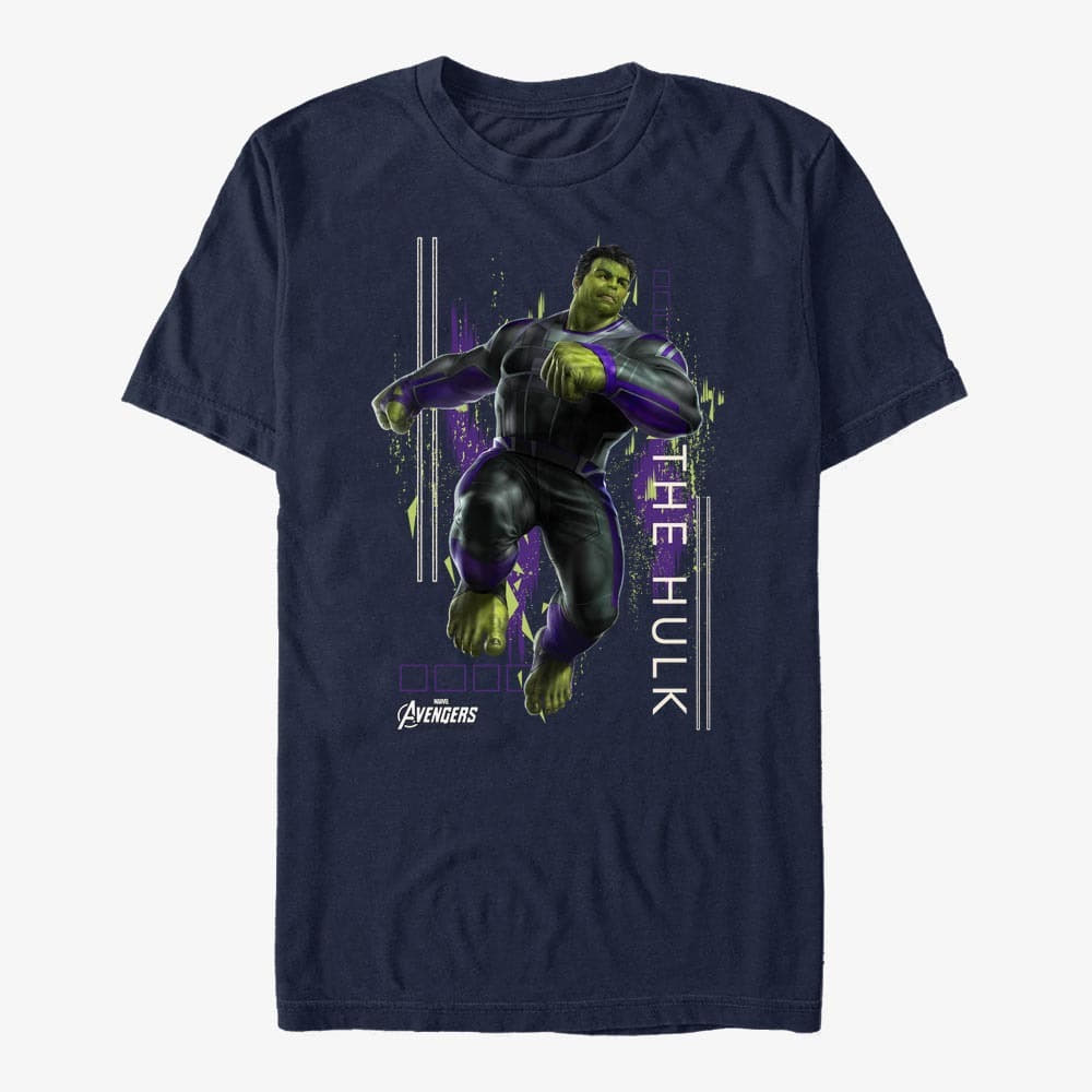 T-shirts Merch Marvel Avengers: Endgame - Hulk Motion Unisex T-Shirt Navy Blue