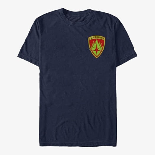T-shirt Merch Marvel The Guardians of the Galaxy Holiday Special - Guardian Badge Unisex T-Shirt Navy Blue