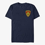 Merch Marvel The Guardians of the Galaxy Holiday Special - Guardian Badge Unisex T-Shirt Navy Blue