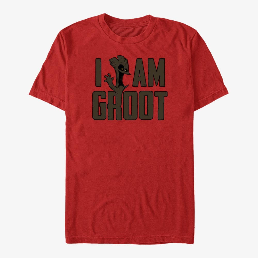 T-Shirts Merch Marvel GOTG 2 - Guardians Line Up Unisex T-Shirt Red