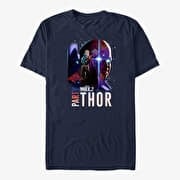 Merch Marvel What If...? - Watcher Party Thor Unisex T-Shirt Navy Blue