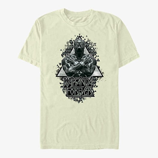 Majica Merch Marvel Avengers Classic - Panther Triangles Unisex T-Shirt Natural