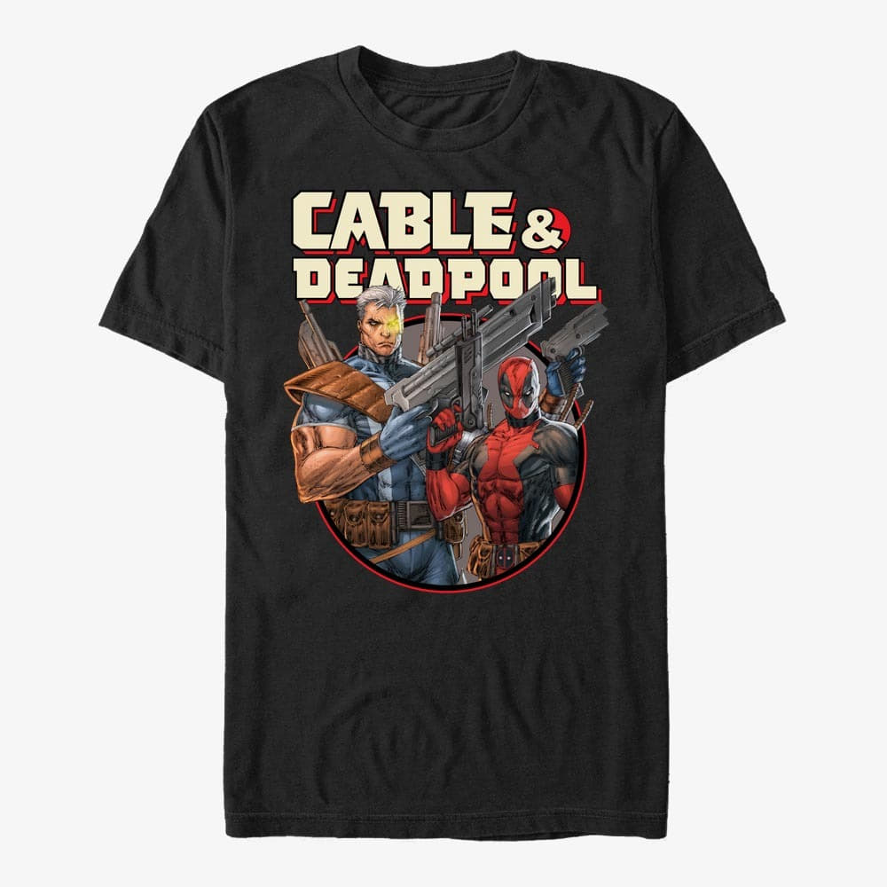 Футболки Merch Marvel Deadpool - Double Trouble Unisex T-Shirt Black