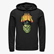 Merch Marvel Avengers - Hulk Face Unisex Hoodie Black