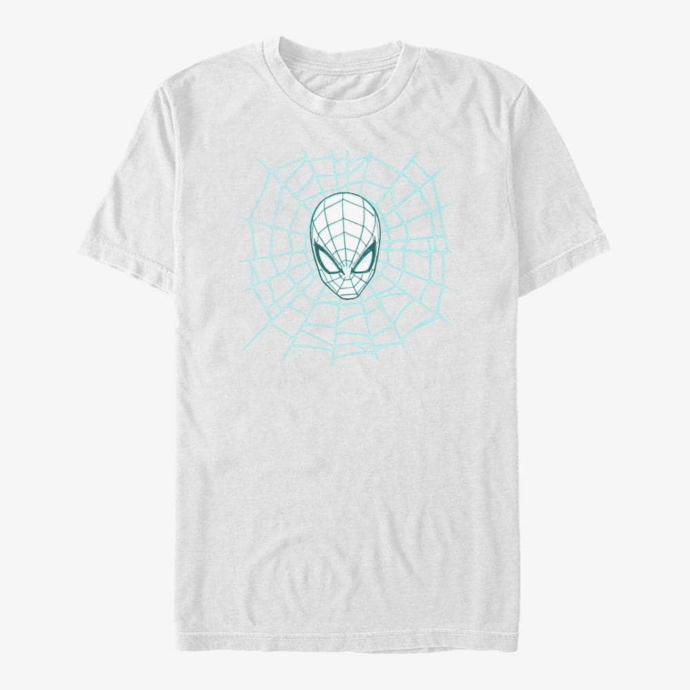 T-Shirts Merch Marvel Spider-Man Classic - Head Sketch Unisex T-Shirt White