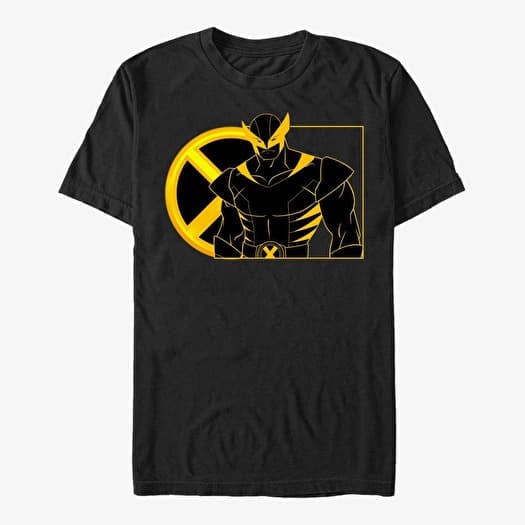 T-shirt Merch Marvel X-Men - Lineart Wolverine Unisex T-Shirt Black