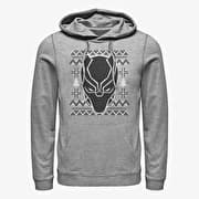 Merch Marvel Avengers Classic - Back Panther Sweater Unisex Hoodie Heather Grey