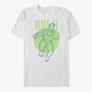 Merch Marvel Avengers: Endgame - Hulk Simplicity Unisex T-Shirt White