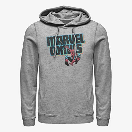Džemperis Merch Marvel Spider-Man Classic - MARVEL COMICS Unisex Hoodie Heather Grey