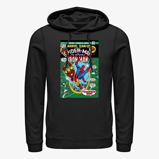 Sweatshirt Merch Marvel Avengers Classic - Team Spidey Iron Man Unisex Hoodie Black