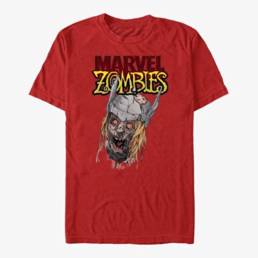 T-shirt Merch Marvel - Head of Thor Unisex T-Shirt Red