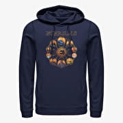Merch Marvel: Eternals - ETERNALS CIRCULAR GOLD Unisex Hoodie Navy Blue