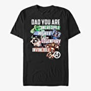 Merch Marvel Avengers Classic - Avenger Dad Unisex T-Shirt Black