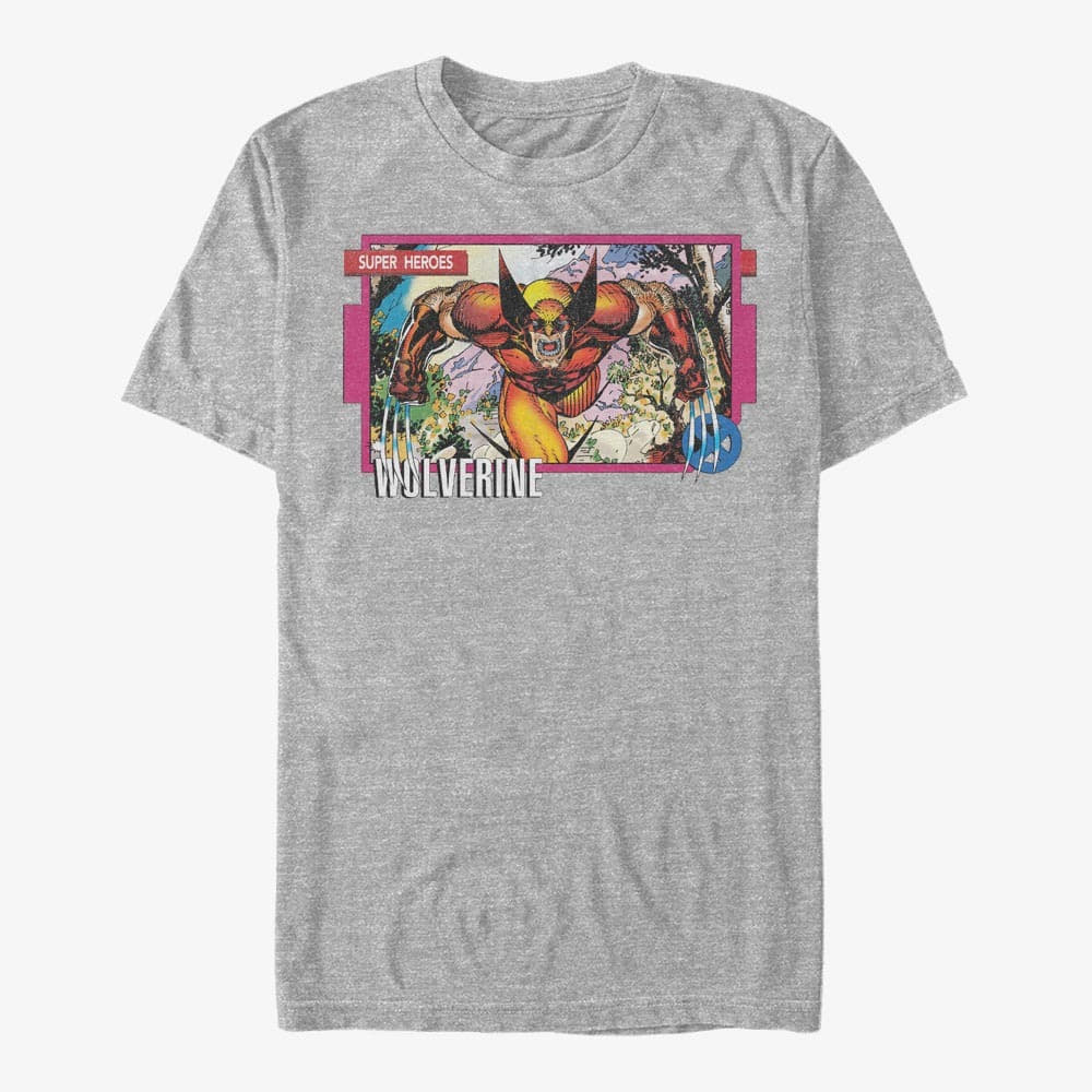 Camisetas Merch Marvel X-Men - WOLVERINE Unisex T-Shirt Heather Grey