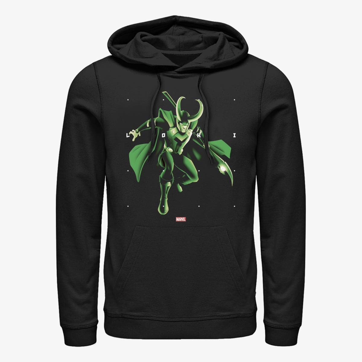Moletons e blusas de moletom Merch Marvel Loki - LOKI SHAPES Unisex Hoodie Black