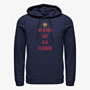 Merch Captain Marvel: Movie - Other Cat Unisex Hoodie Navy Blue