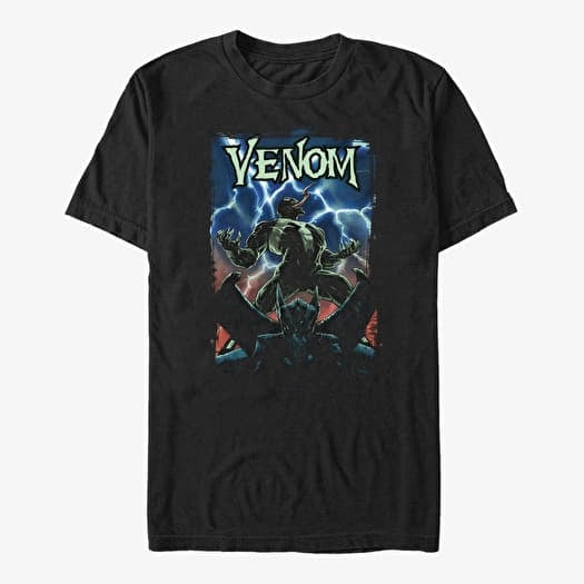 Tričko Merch Marvel - Venom Cover Unisex T-Shirt Black