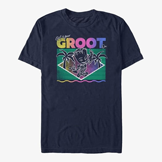 Tričko Merch Marvel GOTG Classic - The Milano Unisex T-Shirt Navy Blue