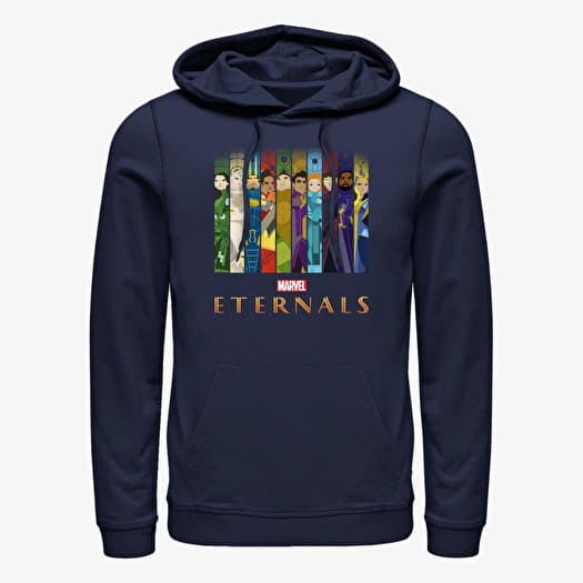 Mikina Merch Marvel: Eternals - VERTICAL BOXUPS Unisex Hoodie Navy Blue
