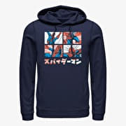 Merch Marvel Spider-Man Classic - Comic Spidey Unisex Hoodie Navy Blue