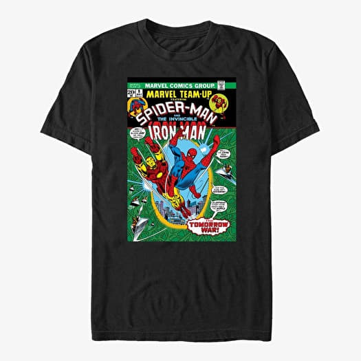 T-shirt Merch Marvel Avengers Classic - Team Spidey Iron Man Unisex T-Shirt Black