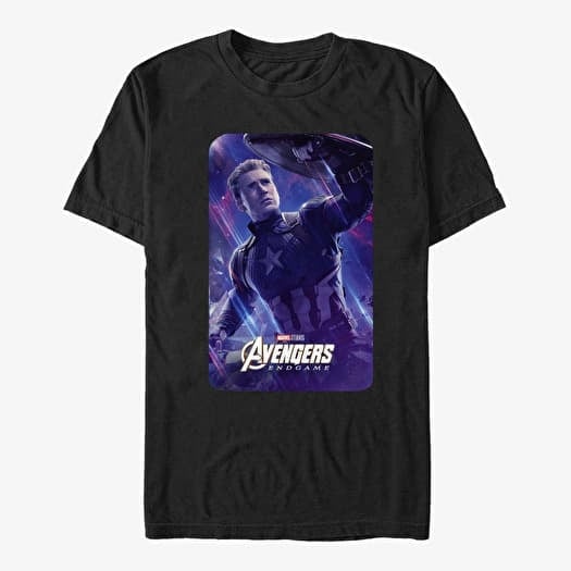 T-shirt Merch Marvel Avengers: Endgame - Space Rodgers Unisex T-Shirt Black