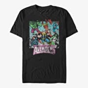 Merch Marvel Avengers Classic - Avengers Squared Unisex T-Shirt Black