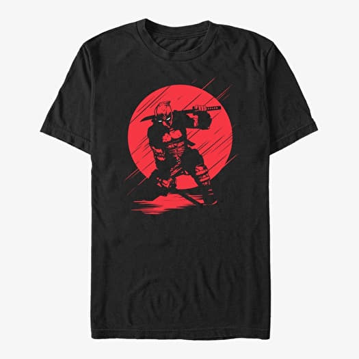 T-shirt Merch Marvel Deadpool - Silhouette Deadpool Unisex T-Shirt Black