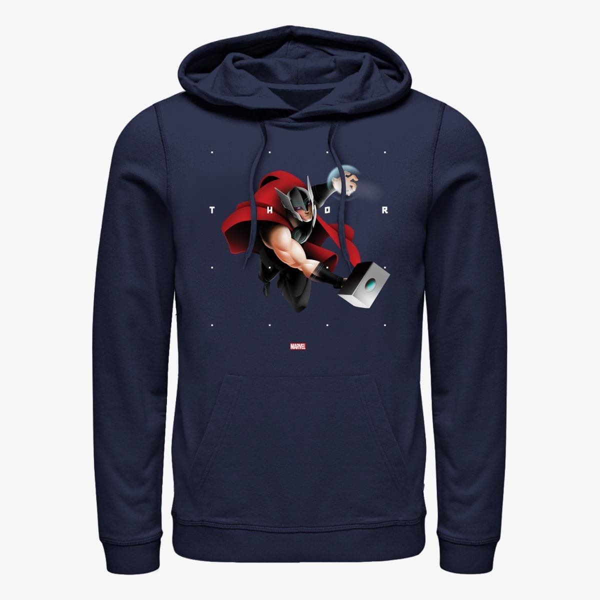 Kapuutsikud ja kampsunid Merch Marvel Avengers Classic - Thor Shapes Unisex Hoodie Navy Blue