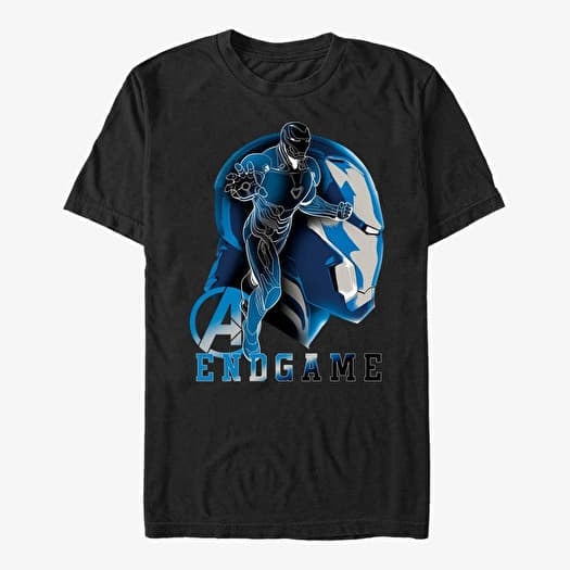 Tricou Merch Marvel Avengers: Endgame - Ironman Endgame Silhouette Unisex T-Shirt Black