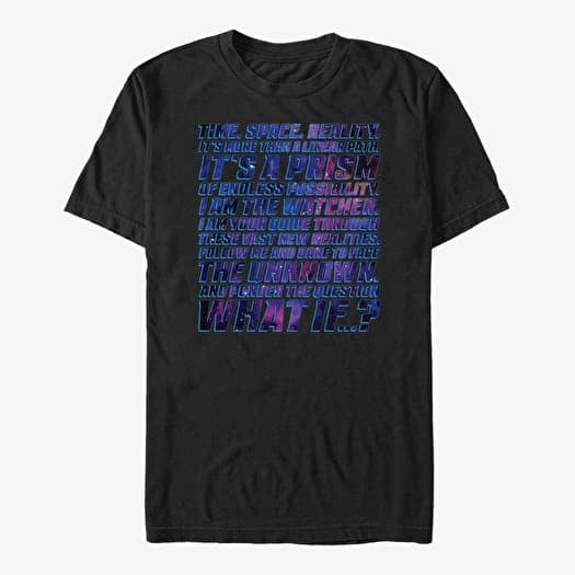 T-shirt Merch Marvel What If...? - Space Prism Unisex T-Shirt Black
