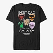 Merch Marvel GOTG 2 - Guardians2 logo Unisex T-Shirt Black