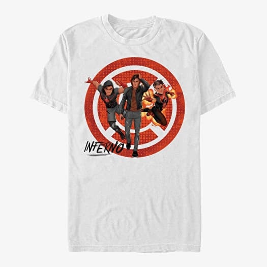 Tricou Merch Marvel - Inferno Costumes Unisex T-Shirt White