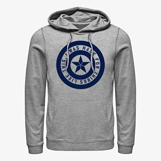 Merch Marvel Avengers: Endgame - Shield Inspiration Unisex Hoodie Heather Grey