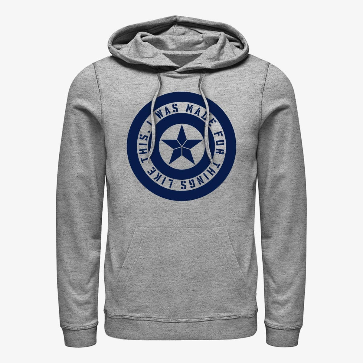 Moletons e blusas de moletom Merch Marvel Avengers: Endgame - Shield Inspiration Unisex Hoodie Heather Grey
