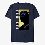 Merch Marvel Avengers Classic - Panther Name Unisex T-Shirt Navy Blue
