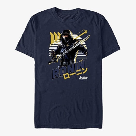 T-shirt Merch Marvel Avengers: Endgame - Ninja Sunset Unisex T-Shirt Navy Blue