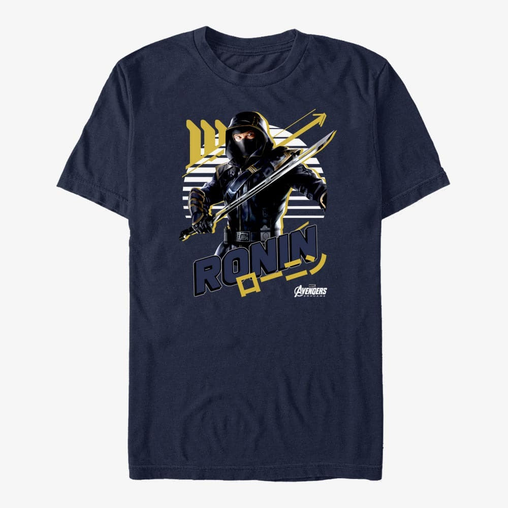T-shirts Merch Marvel Avengers: Endgame - Ninja Sunset Unisex T-Shirt Navy Blue