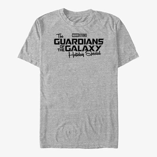 T-shirt Merch Marvel The Guardians of the Galaxy Holiday Special - One Color Logo Unisex T-Shirt Heather Grey
