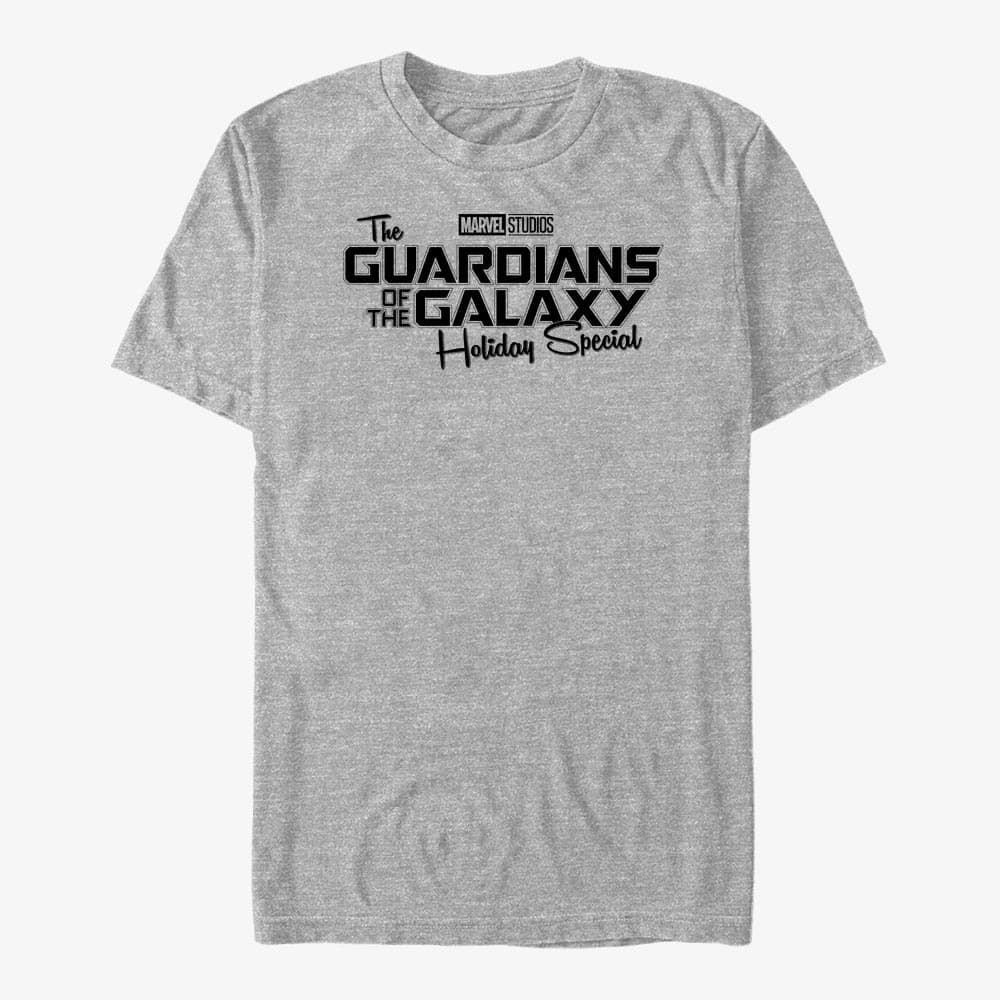 T-shirts Merch Marvel The Guardians of the Galaxy Holiday Special - One Color Logo Unisex T-Shirt Heather Grey